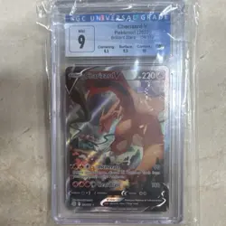 Pokemon Charizard V CGC 9 Brilliant Stars Holo Card 2022 #154/172 - Image 2