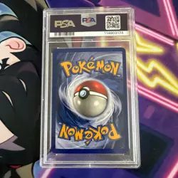 1999 Pokemon Vaporeon Jungle Holo 12/64 PSA 7 - Image 2