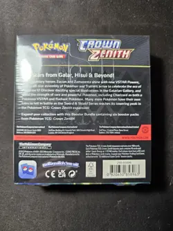 Pokemon TCG Sword & Shield Crown Zenith Booster Bundle CRZ - Factory Sealed - Image 3