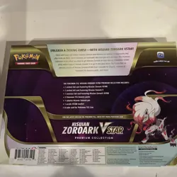 NEW UNOPEN Pokemon Hisuian Zoroark VSTAR Premium Collection - Image 2