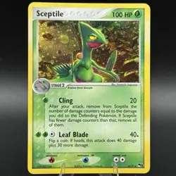 Cosmos HOLO Sceptile 4/17 Promo POP Series 1 Pokemon Card 2004 Near Mint - Image 1