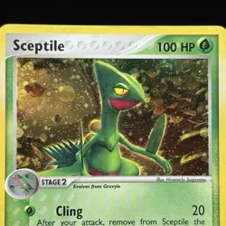 Cosmos HOLO Sceptile 4/17 Promo POP Series 1 Pokemon Card 2004 Near Mint - Image 3