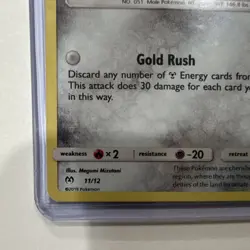 Pokemon TCG Alolan Dugtrio 011/012 Promo Holo McDonald's 2019 English Mizutani - Image 4