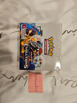 XY Evolutions Booster Box Factory Sealed Pokemon Box Sealed - Image 1