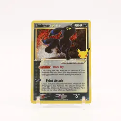 Umbreon Gold Star - 17/17 Celebrations 25th Classic Holo Rare Pokemon - NM - Image 1