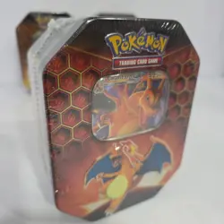 Pokemon TCG Hidden Fates Tins Set of 3 Sealed Charizard Raichu Gyarados New - Image 4