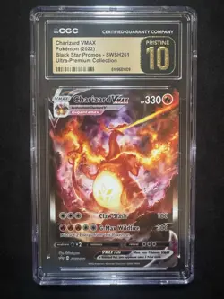 2022 Pokemon Black Star Charizard VMAX Ultra Premium CGC Pristine 10 #SWSH261 - Image 1