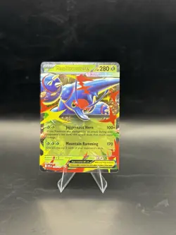 Pokemon TCG Mega Heracross ex 004/094 Me02: Phantasmal Flames Holo Double Rare - Image 2