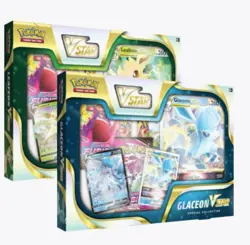 Pokemon Leafeon & Glaceon VStar Special Collection Sword & Shield Box (Lot Of 2) - Image 1
