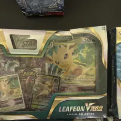 POKEMON TCG: Glaceon, Leafeon, Kleavor, Lucario V STAR Special Collection+2 Deck - Image 4