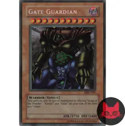 Yugioh Gate Guardian MRD-000 Secret Rare MP - Image 1