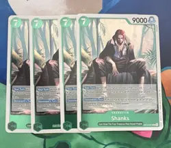 One Piece TCG Shanks OP14-027 R Playset (x4 Cards) - Image 1