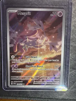 Pokemon TCG Mesprit - Illustration Rare SV08 Surging Sparks 204/191 NM - Image 1
