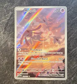 Pokemon TCG Mesprit - Illustration Rare SV08 Surging Sparks 204/191 NM - Image 1