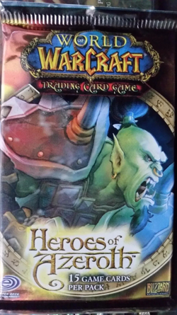 Heroes of Azeroth Booster Pack 2006 NEW FACTORY SEALED World Of Warcraft TCG WOW - Image 1