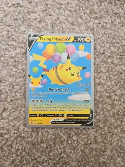 Pokemon TCG Flying Pikachu V Celebrations 006/025 2022 World Championships - Image 1