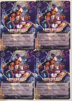 Disney Lorcana A Whole New World Infinity Promo Card 10/C1 EN 1 Non Foil Playset - Image 1