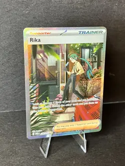 Pokemon TCG Rika Trainer Special Illustration Card Paradox Rift 258/182 - Image 4