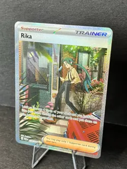 Pokemon TCG Rika Trainer Special Illustration Card Paradox Rift 258/182 - Image 5