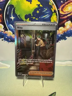 Pokemon TCG Rika Trainer Special Illustration Card Paradox Rift 258/182 - Image 1