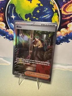 Pokemon TCG Rika Trainer Special Illustration Card Paradox Rift 258/182 - Image 2
