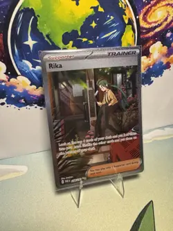 Pokemon TCG Rika Trainer Special Illustration Card Paradox Rift 258/182 - Image 3