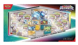 Pokemon Prismatic Evolutions Lucario & Tyranitar ex Premium Collection LOT OF 2 - Image 1