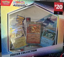 Pokemon TCG: Scarlet & Violet Prismatic Evolutions Poster Collection Box . NEW - Image 1