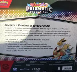 Pokemon TCG: Scarlet & Violet Prismatic Evolutions Poster Collection Box . NEW - Image 5