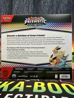 Pokemon TCG Scarlet & Violet Prismatic Evolutions Poster Collection Box - Image 2