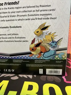 Pokemon TCG Scarlet & Violet Prismatic Evolutions Poster Collection Box - Image 3