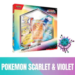 Pokemon TCG Scarlet & Violet Prismatic Evolutions Poster Collection Box - Image 1