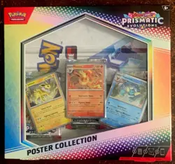 Pokemon TCG: Scarlet & Violet Prismatic Evolutions Poster Collection Box Sealed 196214112537 - Image 1