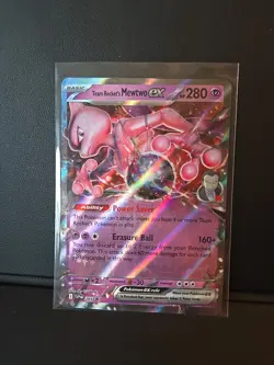 Team Rocket's Mewtwo ex 205 Sv: Scarlet & Violet Promo Cards Holo - Image 1