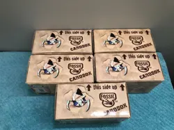5 Fossil Set Card Boxes (EMPTY) - Vintage Pokemon 1999 WOTC Display Cardbox - Image 5