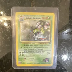 Pokemon Erika's Venusaur 4/132 Holo Rare Gym Challenge Unlimited English Card - Image 1