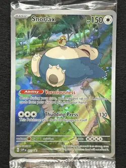 Snorlax 051 Sv: Scarlet & Violet Promo Cards Holo SEALED - Image 1