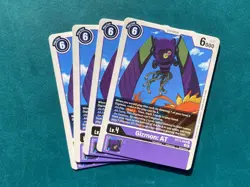 Gizmon: AT BT13-083 Playset Versus Royal Knights Digimon Card Game x4 - Image 1