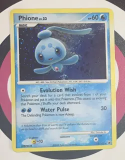 Phione 12/100 D&P Majestic Dawn Holo LP Pokemon Card NM+ - Image 4