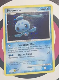 Phione 12/100 D&P Majestic Dawn Holo LP Pokemon Card NM+ - Image 5