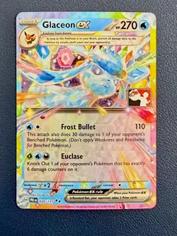 Pokemon Prize Pack Series Cards Glaceon ex 026/131 - Image 1