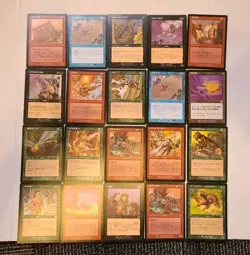 160 Magic The Gathering Cards Lot Mercadian Masques Japanese - Image 5