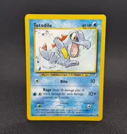 Totodile 80/111 Neo Genesis Common Pokemon Card - Image 1