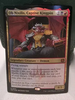 Ob Nixilis, Captive Kingpin FOIL March of the Machine: The Aftermath 0041 NM - Image 1