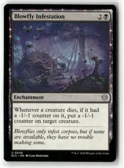 Blowfly Infestation Commander: Lorwyn Eclipsed NM Regular Magic MTG - Image 1