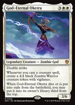 God-Eternal Oketra - Aetherdrift Commander (DRC) - (Near Mint NM) - Image 1