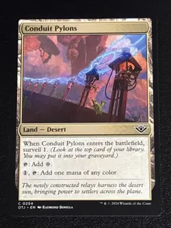 MTG Outlaws of Thunder Junction Conduit Pylons 0254 NM - Image 1
