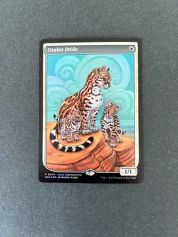 Ocelot Pride - MTG textless Champion Store Promo - Near Mint English MTG - Image 1
