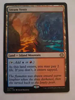Steam Vents NM Magic the Gathering Lorwyn Eclipsed MTG - Image 1