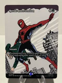 Heroic Intervention (Borderless) 34 M Marvel Universe Eternal-Legal NM MTG - Image 1